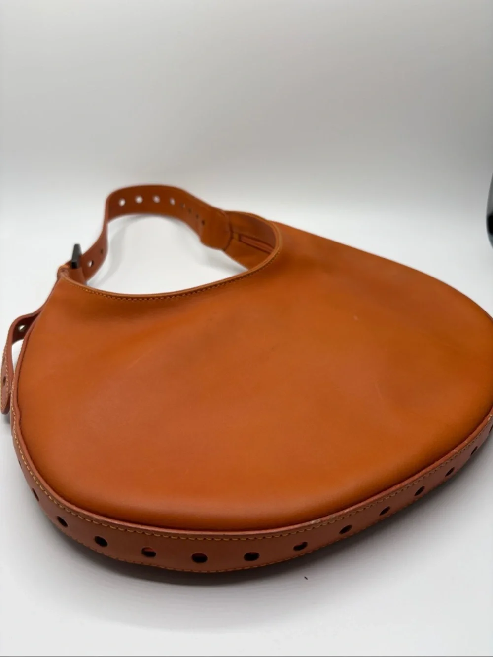 Vintage Donald Jpliner Italian leather shoulder purse - Picture 4 of 5